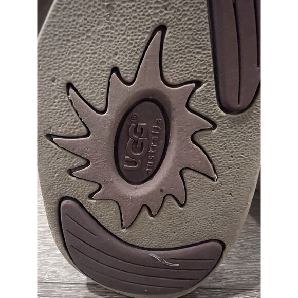 UGG Australia Plumdale Winter Boots Womens Sz 10 EUR 41 Brown Leather Sheepskin - Picture 12 of 12